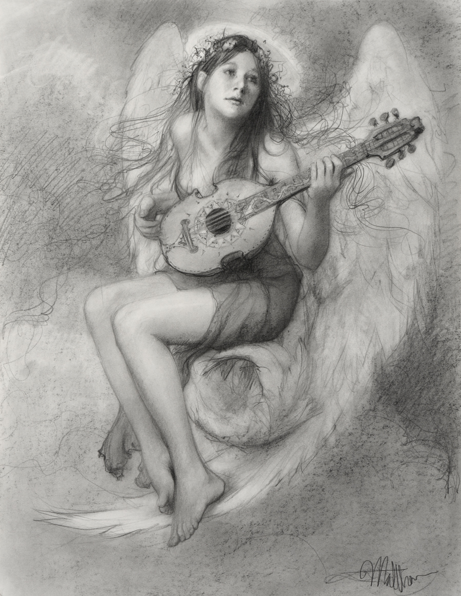 Angel of Melody – drawing