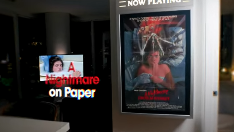 A Nightmare on Elm Street poster video by Light and Paper